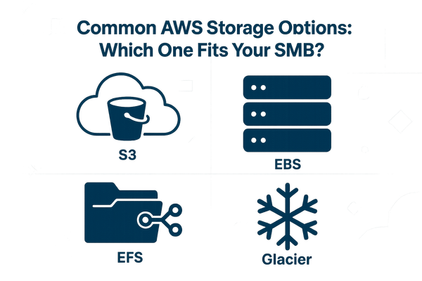 Common AWS Storage Options: Which One Fits Your SMB?